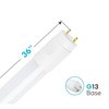 Luxrite T8 LED Tube Light Bulbs 16W (25W Equivalent) 1600LM 3000K Soft White Type A+B G13 Base 6-Pack LR34075-6PK